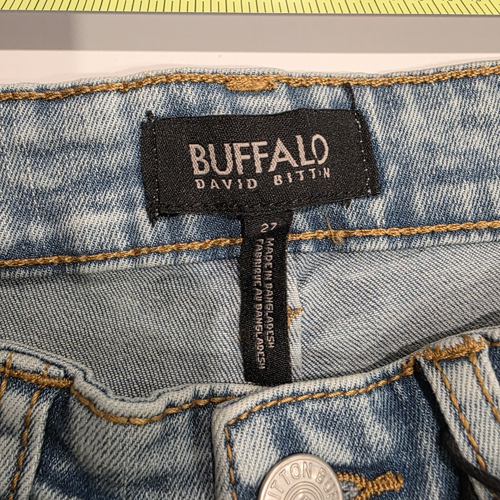 NWT Buffalo David Bitton Faith Mid Rise Skinny Jeans Size 27 - Picture 7 of 13